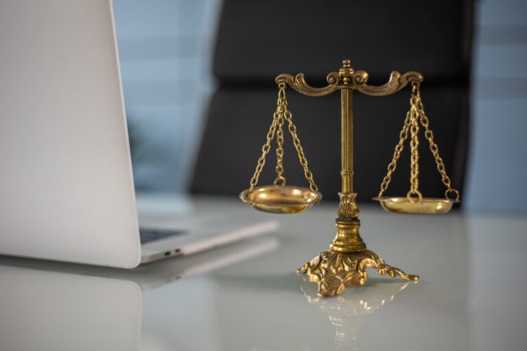 Scale on desk